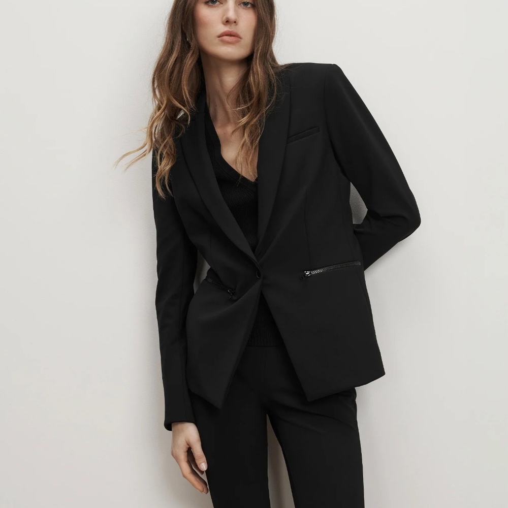 Veronica Beard Iconic Scuba Dickey Jacket with Tweed Dickey Sold Out Online